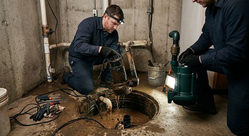 Basement Sump Pump Service in Boston, MA