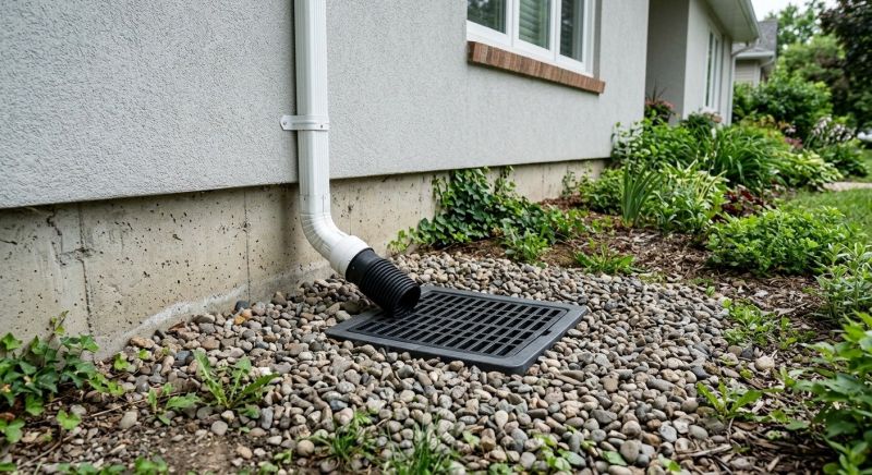 Sidewalk Drainage Installation in Tuscaloosa, AL