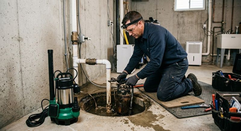 Sump Pump Installation in Boston, MA